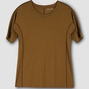 NWT Universal Standard 4XL (38W - 40W) Short Sleeve Contrast Stitch Tee Shirt